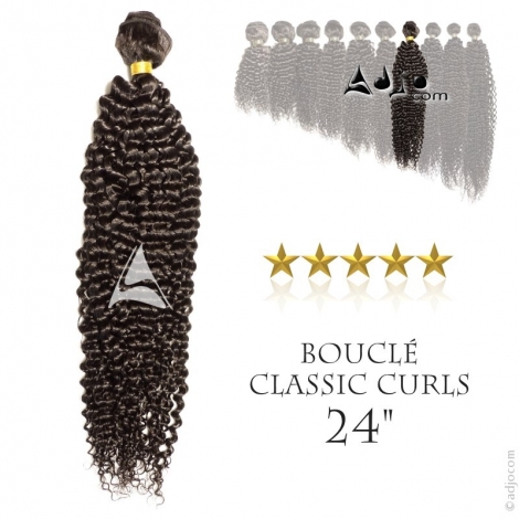 Tissage brésilien bouclé Classic Curls Vierge Remy 60 centimètres (24")