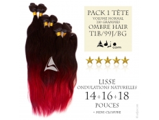 Tissages brésiliens Ondulés Ombre Hair - Mi-longs, volume Normal (210 grammes)