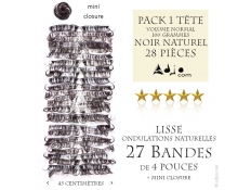 Pack Tissages brésiliens Ondulés Naturels - Coupe courte 4 pouces